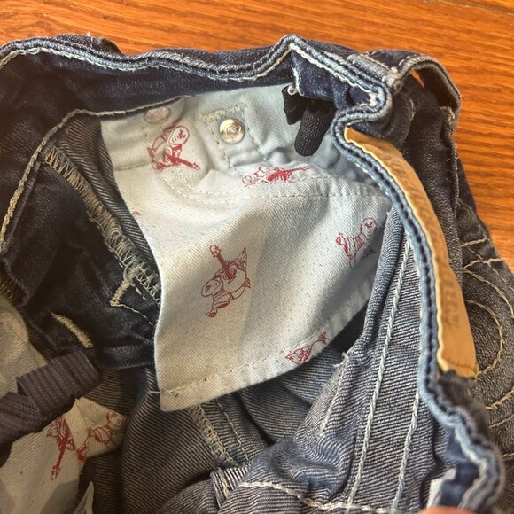 True Religion Y2K Little Girls Size 5 Lya Style Straight Leg Adjustable Waist - Picture 12 of 16